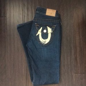 True Religion Boot Cut Blue Jeans